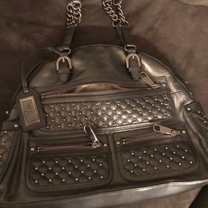 American Glamour Badgley Mischka Studded Bag